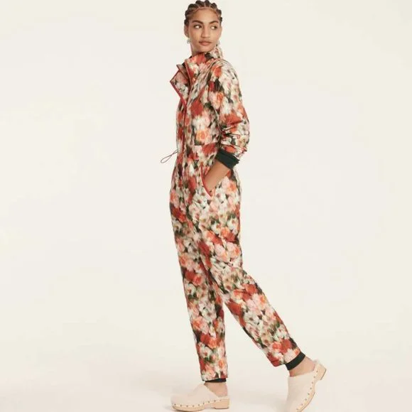 New XS S XL J Crew puffer snowsuit with Primaloft Liberty Hazy Days floral - Picture 16 of 16